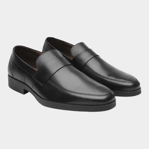 Zapato Flexi Hombre Mocasín Semivestir Piel 423203neg Negro