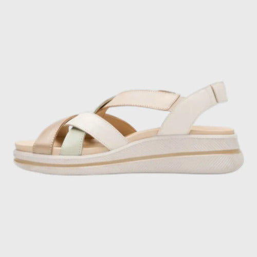 Sandalias Flexi Mujer De Confort Piel 139802mult Multicolor