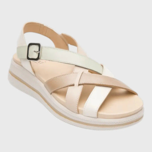 Sandalias Flexi Mujer De Confort Piel 139802mult Multicolor