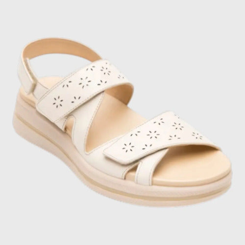 Sandalias Flexi Mujer De Confort Piel 139803aLG Algodón