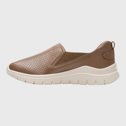 Zapato Flexi Mujer Mocasín Confort Piel 130210tan Tan