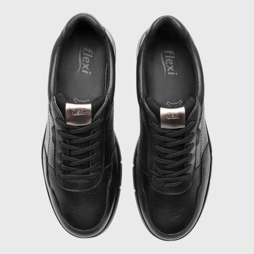 Tenis Flexi Mujer Sneaker Confort Casual 137902neg Negro