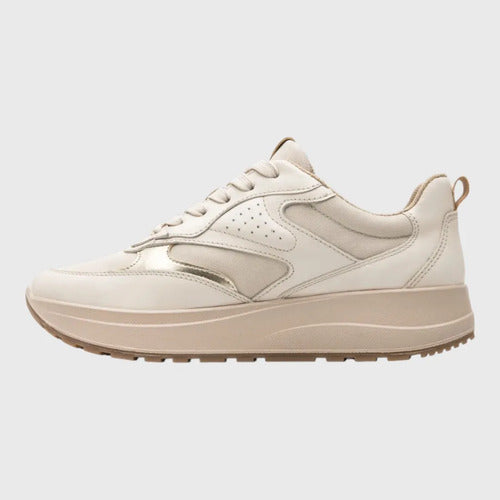 Tenis Flexi Mujer Sneaker Casual 117210bei Beige