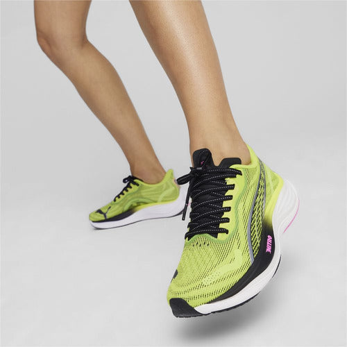 Tenis Puma Mujer Velocity Nitro Tm3 Running 38008101 Verde Limon
