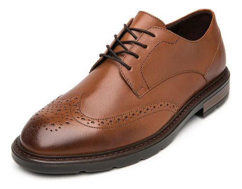 Zapatos Flexi Hombre Derby Dress Casual Piel 419407tan Tan