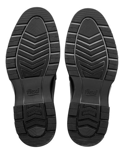 Zapatos Flexi Hombre Mocasín Semivestir Piel 419502neg Negro