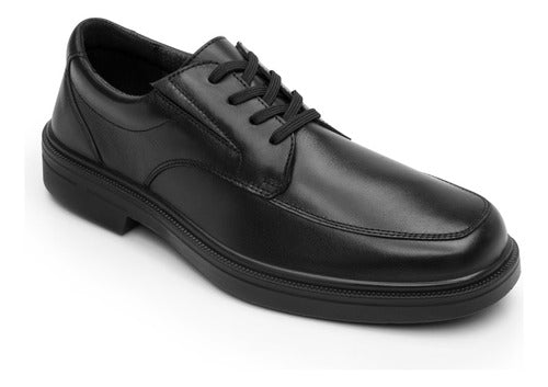 Zapatos Flexi Hombre Derby Vestir Piel 419601neg Negro