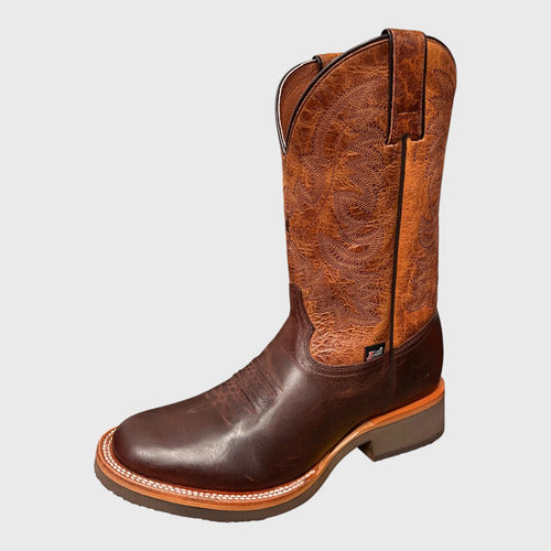 Botas Justin Hombre Vaqueras Piel Mad Cat Jb5510 Tan Mad Cat