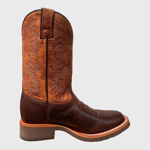 Botas Justin Hombre Vaqueras Piel Mad Cat Jb5510 Tan Mad Cat