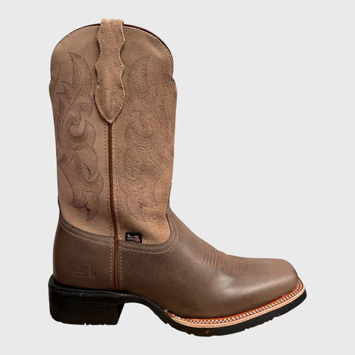 Botas Justin Hombre Vaqueras Marshal Piel Jb5559 Moka Marshal