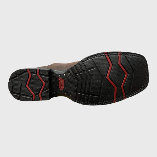 Botas Justin Hombre Vaqueras Marshal Crazy Jb5525 Cafe Crazy