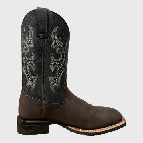 Botas Justin Hombre Vaqueras Marshal Crazy Jb5525 Cafe Crazy