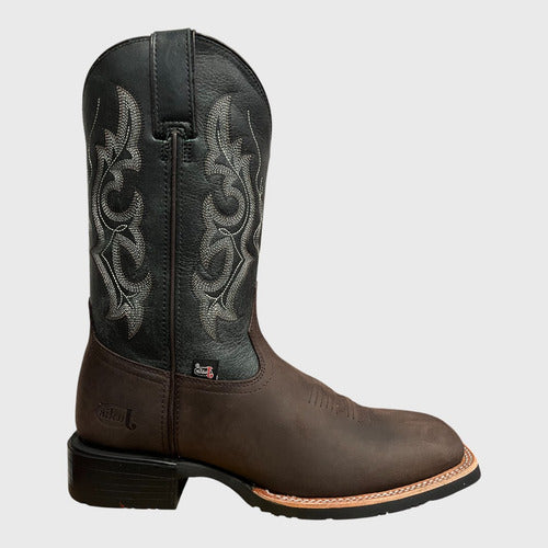 Botas Justin Hombre Vaqueras Marshal Crazy Jb5525 Cafe Crazy