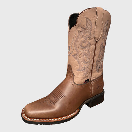 Botas Justin Hombre Vaqueras Mad Dog Antracife Jb5560 Cafe Antracife