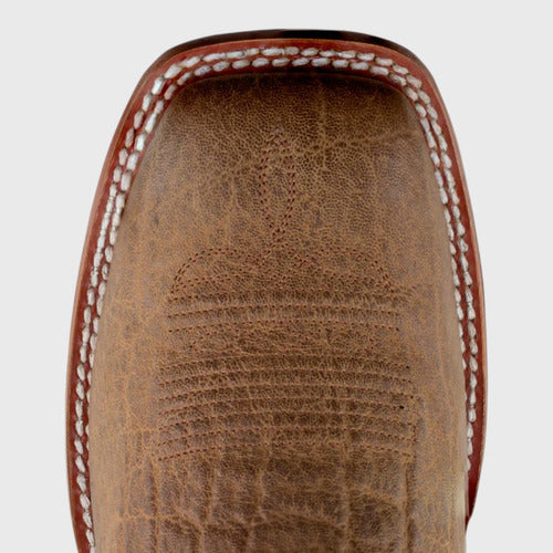 Botas Tony Lama Hombre Vaqueras Piel Res Print Elefante 8674 Coñac Print Elefante