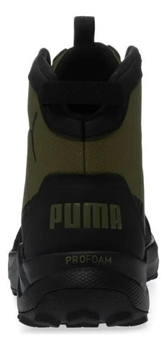 Tenis Puma Hombre Bota Boulder Wtr Senderismo 30997604 Verde/negro