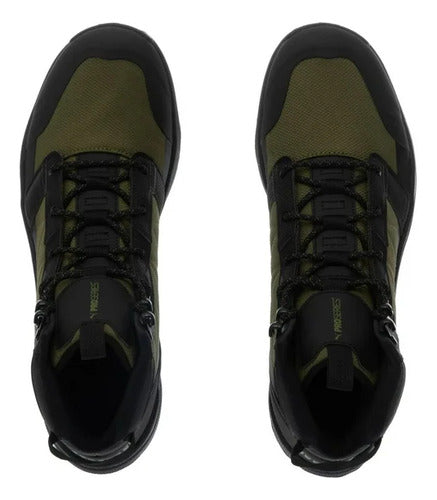Tenis Puma Hombre Bota Boulder Wtr Senderismo 30997604 Verde/negro