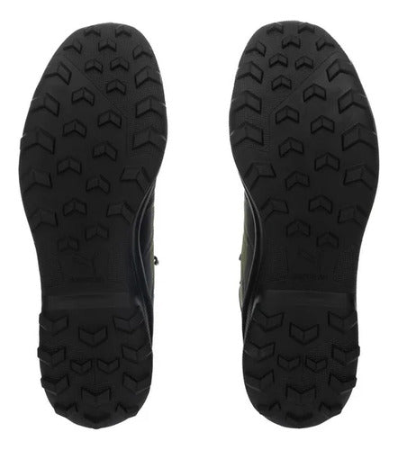 Tenis Puma Hombre Bota Boulder Wtr Senderismo 30997604 Verde/negro