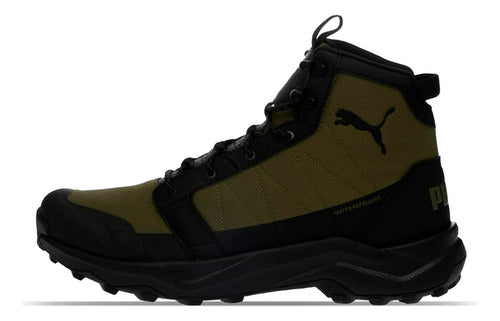 Tenis Puma Hombre Bota Boulder Wtr Senderismo 30997604 Verde/negro