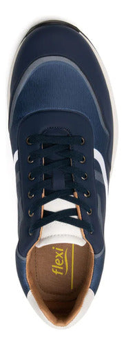 Tenis Flexi Hombre Urbanos 406901azu Azul Marino
