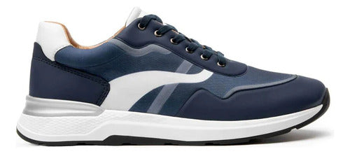 Tenis Flexi Hombre Urbanos 406901azu Azul Marino