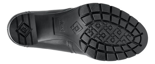 Zapatos Flexi Mujer Tipo Botín De Piel 137102neg