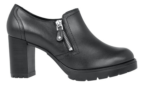 Zapatos Flexi Mujer Tipo Botín De Piel 137102neg