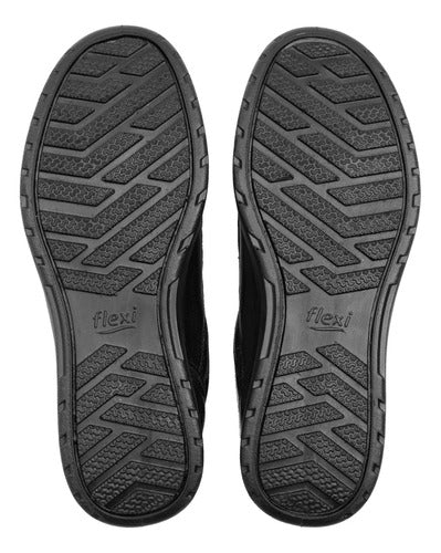 Zapato Flexi Mujer Casual Confort De Piel 102015neg