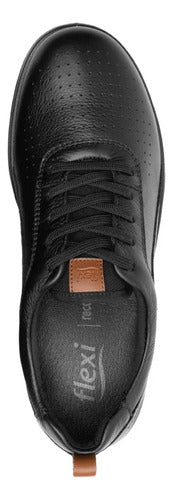 Zapato Flexi Mujer Casual Confort De Piel 102015neg