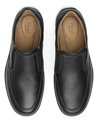 Zapatos Flexi Hombre Mocasines De Piel 415902neg