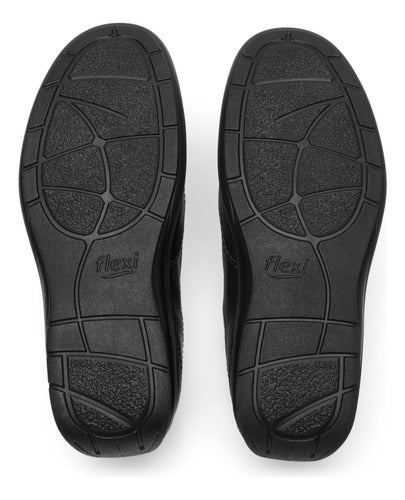 Zapatos Flexi Hombre Mocasines De Piel 415902neg