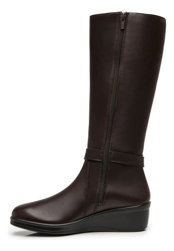 Botas Flexi Mujer Casual Con Elástico De Piel 136706caf