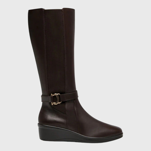 Botas Flexi Mujer Casual Con Elástico De Piel 136706caf