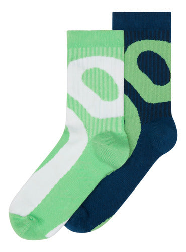 Calcetas On Cloud Liquid Logo Sock High 2p 2uf10132900