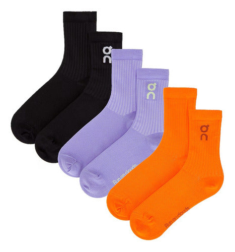 Calcetas On Cloud Logo Sock 3-pack (3 Pares) 399.01722