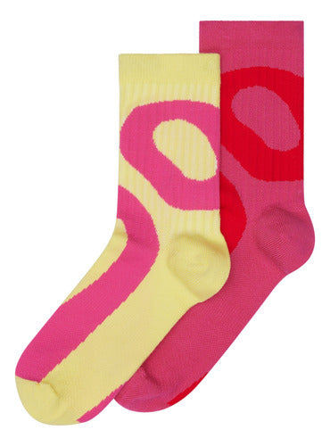 Calcetas On Cloud Liquid Logo Sock High 2p 2uf10132893