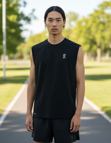 Playera On Active Tank Hombre Deportiva S/mangas 1me30330553