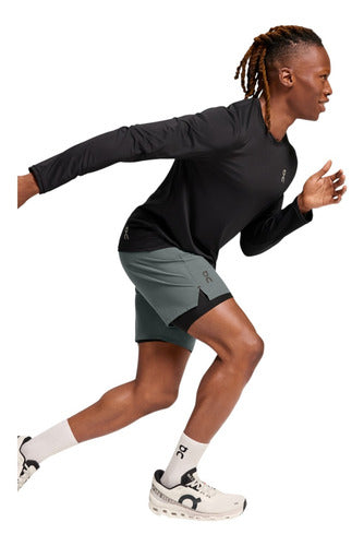 Shorts On Cloud Hombre Hybrid Con Licra 1me10280427