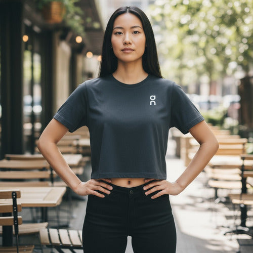 Playera On Cloud Mujer Corta Graphic-t 271.00607