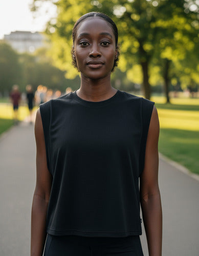 Playera On Mujer Sport S/mangas Focus Crop 1we11850553