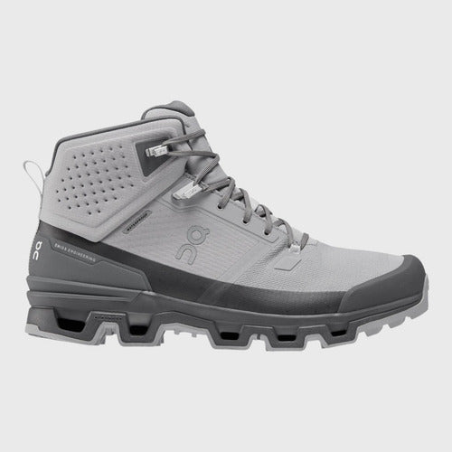 Tenis On Cloud Hombre Cloudrock 2 Waterproof Bota 63.98612 Gris Oscuro