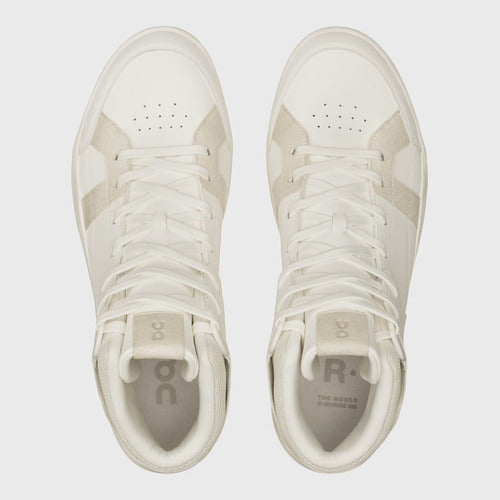 Tenis On Cloud Hombre The Roger Clubhouse Mid 3md11140248 Blanco