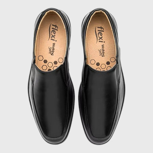 Zapatos Flexi Hombre Semivestir Piel 422205neg Negro