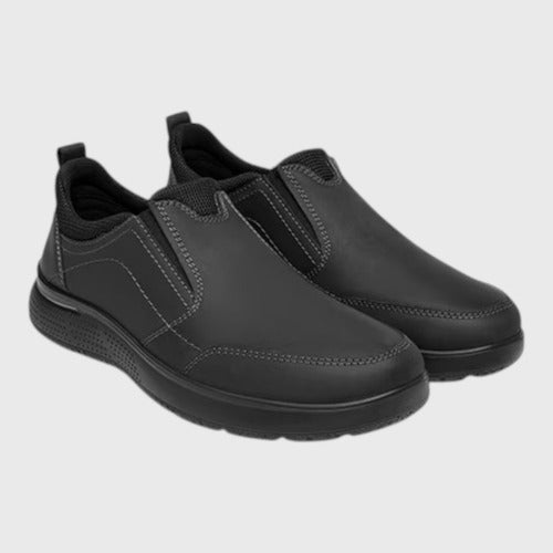 Zapatos Flexi Hombre Slip On Comfort Piel 417606neg Negro