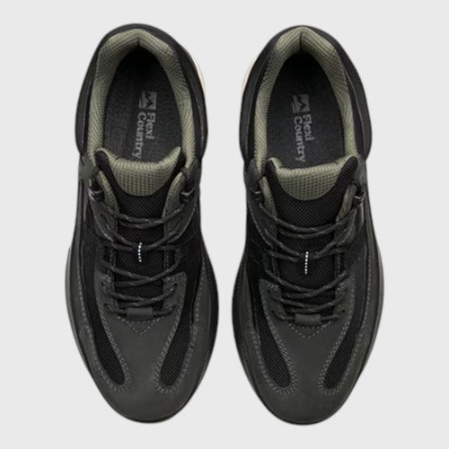 Tenis Flexi Country Hombre Outdoor Piel 420308oxneg Oxford/negro
