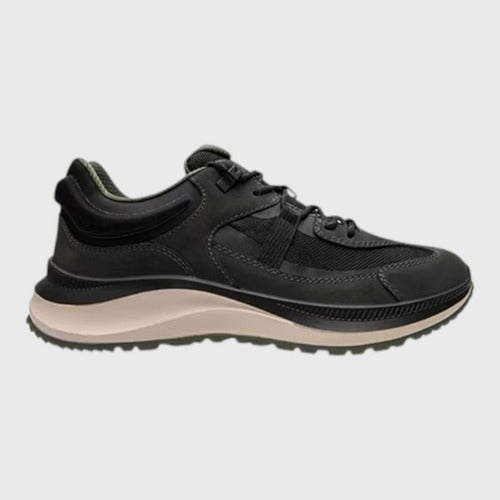 Tenis Flexi Country Hombre Outdoor Piel 420308oxneg Oxford/negro