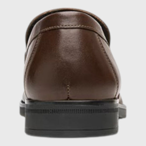 Zapatos Flexi Hombre Mocasín Semivestir Piel 421402dktan Dark Tan