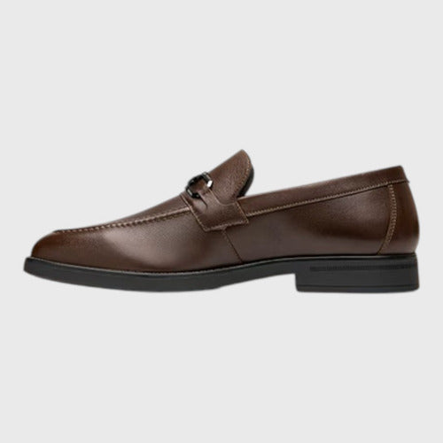 Zapatos Flexi Hombre Mocasín Semivestir Piel 421402dktan Dark Tan