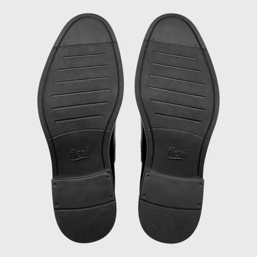Botín Flexi Hombre Chelsea Casual Piel 400118neg Negro
