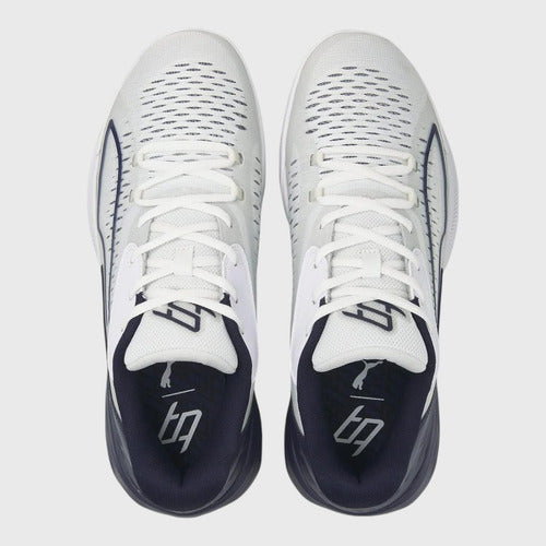 Tenis Puma Basket Stewie 1 Team 378262 02 Blanco
